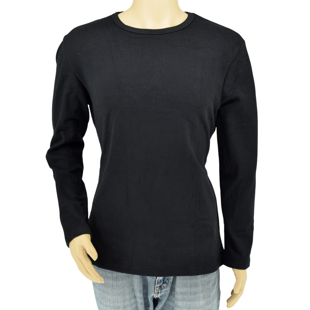 SAILWIND Black Soft & Warm Insulated Crewneck Sweatshirt Men's L - Brand New